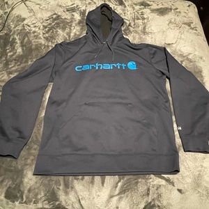 Carhartt hoodie navy blue / blue